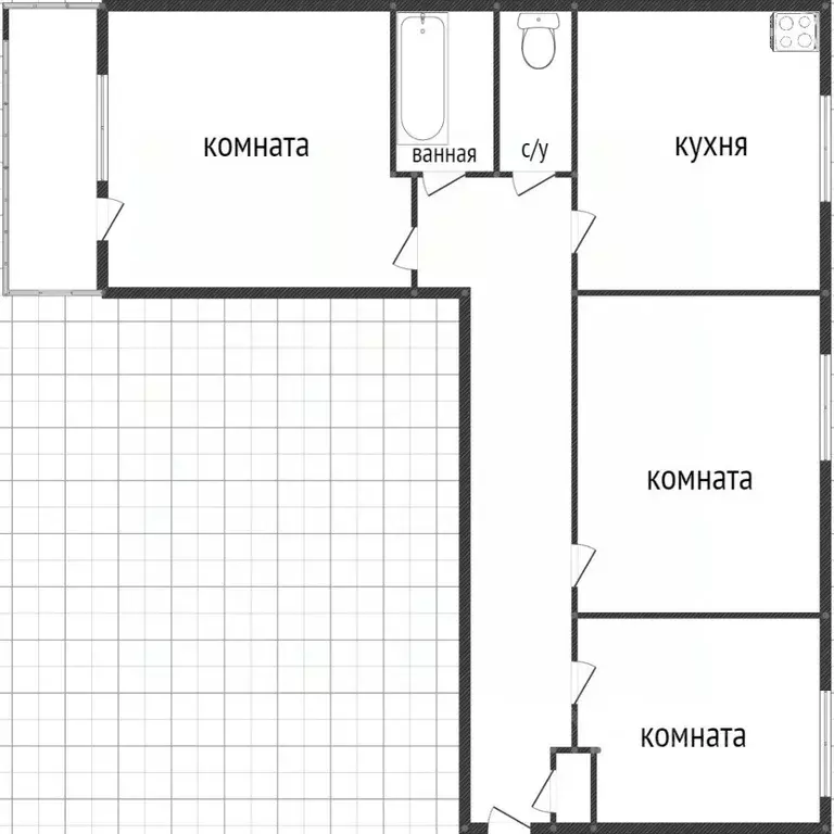 3-к кв. Свердловская область, Нижний Тагил просп. Вагоностроителей, 8 ... - Фото 2