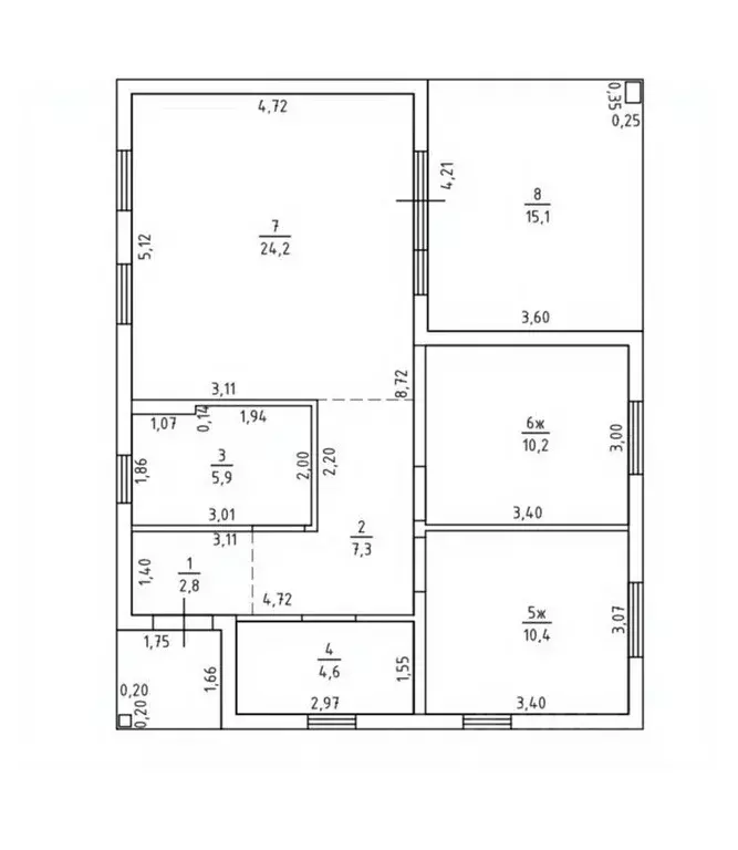 Дом в Калининградская область, Гурьевский муниципальный округ, пос. ... - Фото 2