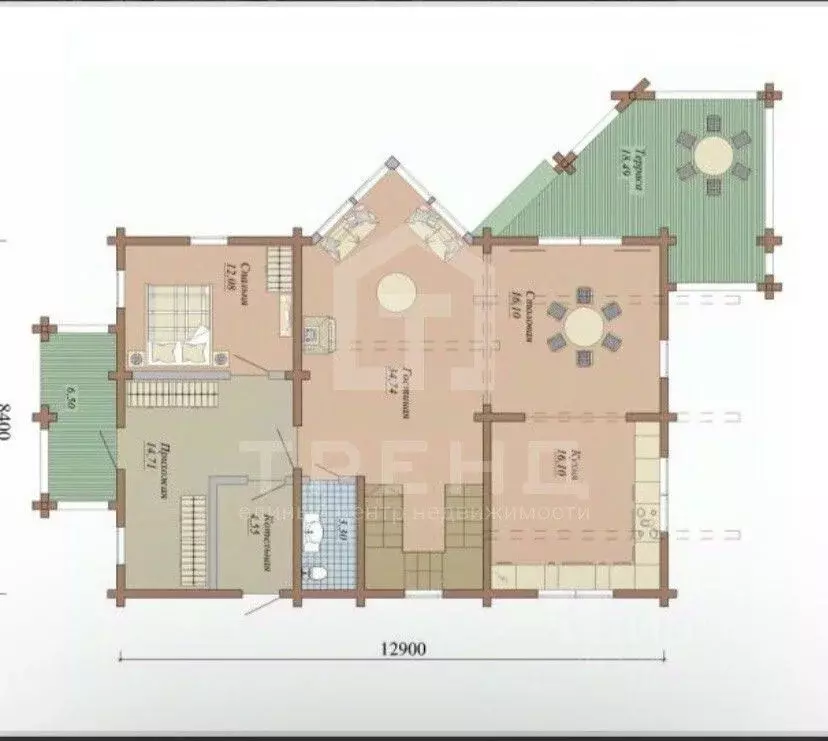 Дом в Ленинградская область, Ломоносовский район, Кипенское с/пос, ... - Фото 2