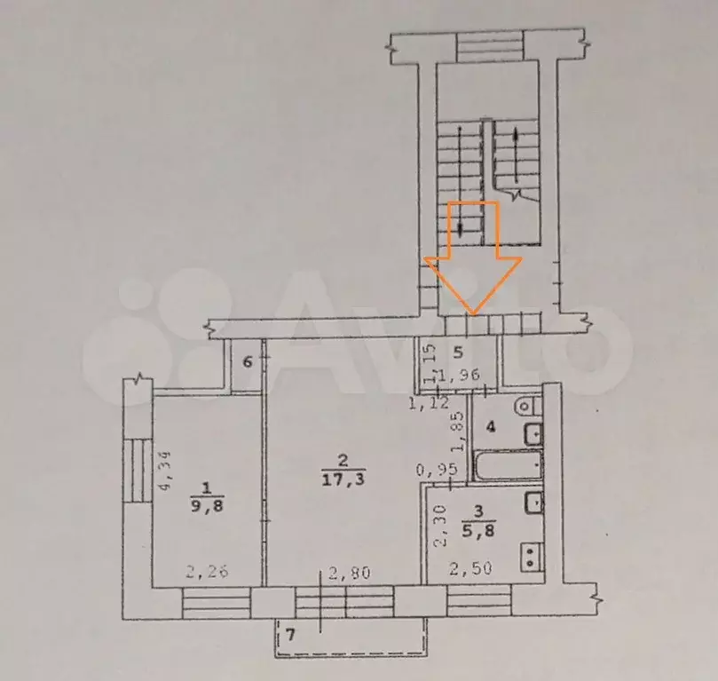 2-к. квартира, 39,3 м, 2/2 эт. - Фото 0