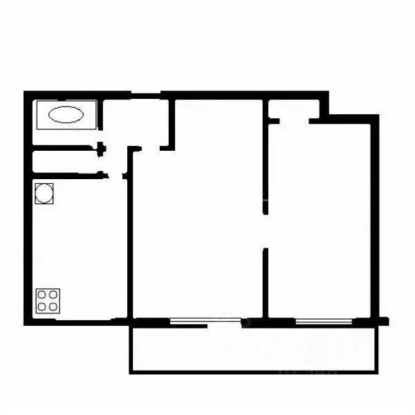 2-к кв. Москва Боровский проезд, 24 (47.8 м) - Фото 2