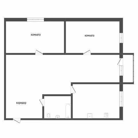 3-комнатная квартира: Тобольск, улица Семёна Ремезова, 17 (56 м) - Фото 1