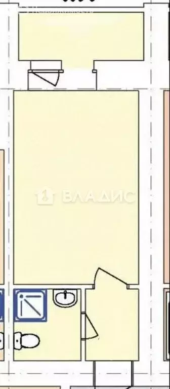 Квартира-студия: Благовещенск, Заводская улица, 4 (22.6 м) - Фото 1