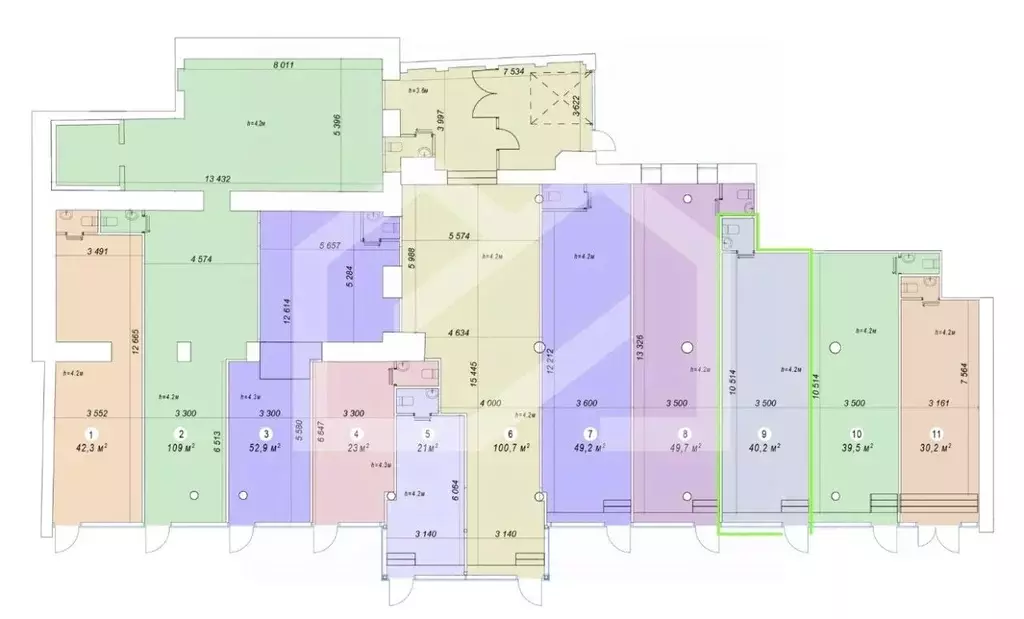 Торговая площадь в Москва ул. Красная Пресня, 12 (40 м) - Фото 2