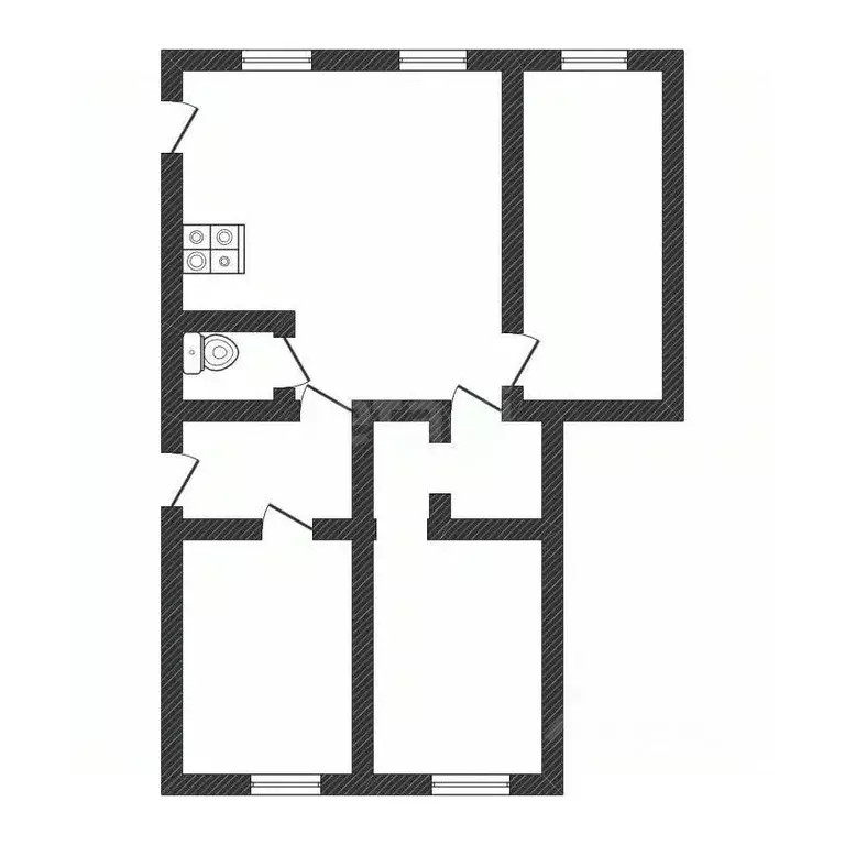 4-к кв. Тверская область, Тверь ул. Двор Пролетарки, 43 (101.4 м) - Фото 2