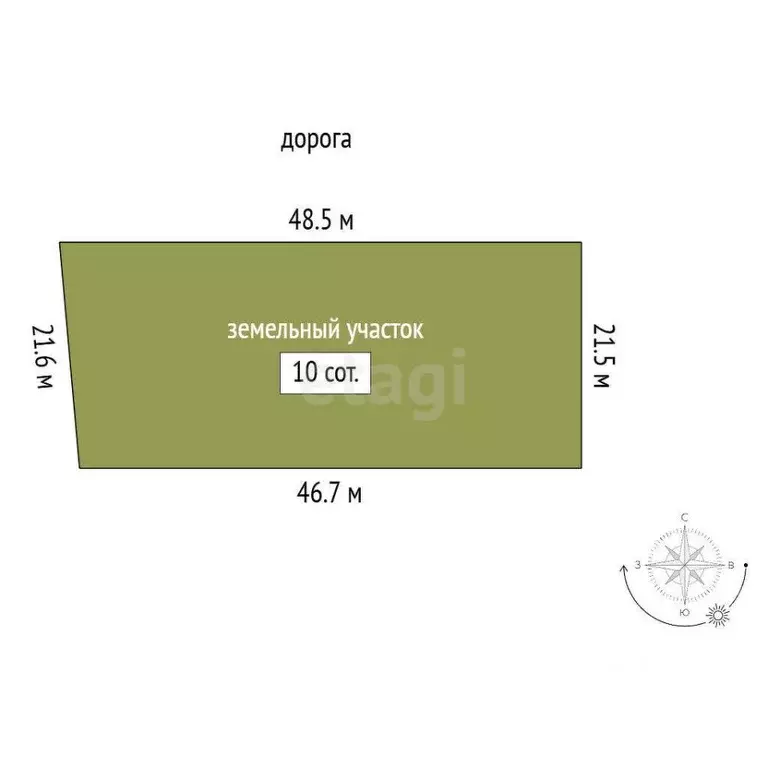 Участок в Севастополь с. Орловка, ш. Качинское, 39к139 (10.0 сот.) - Фото 1