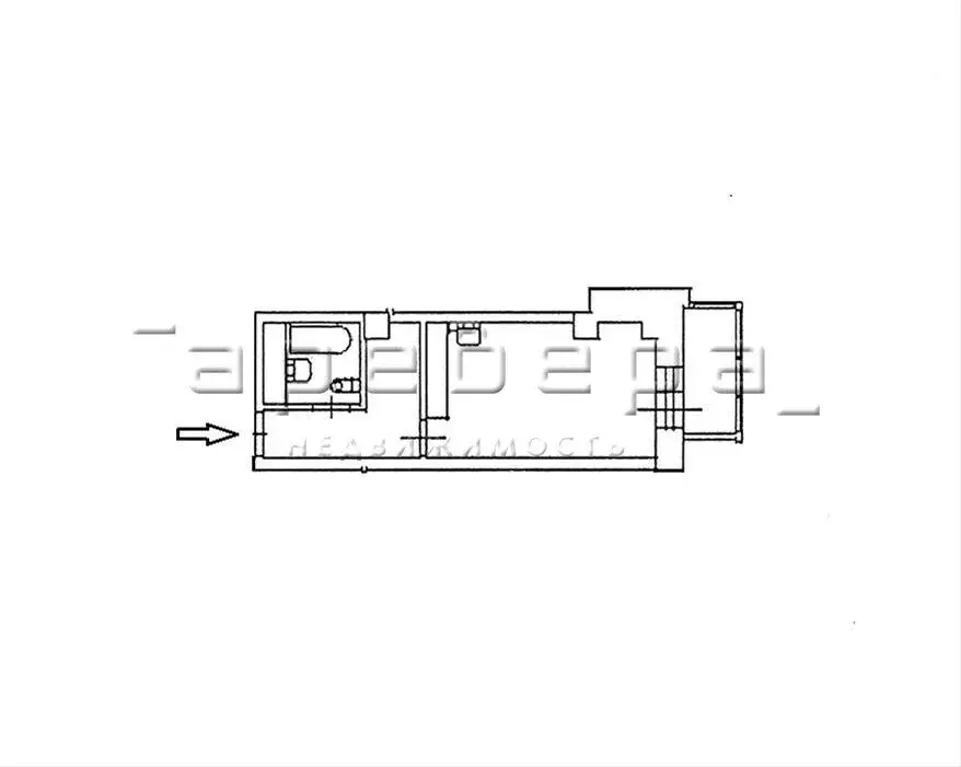 Квартира-студия: Красноярск, Караульная улица, 39В (23 м) - Фото 1