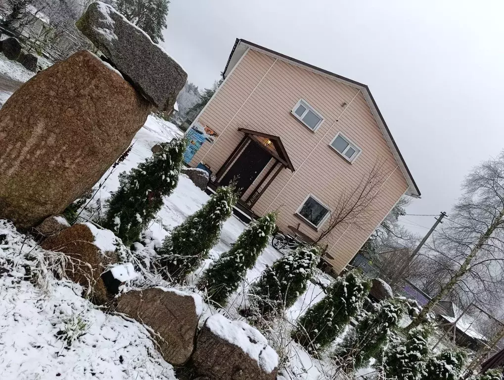 Дом в Ленинградская область, Приозерский район, Петровское с/пос, д. ... - Фото 1
