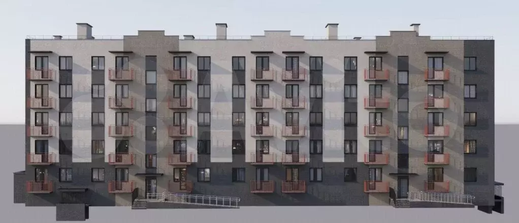 2-к. квартира, 42 м, 4/5 эт. - Фото 0