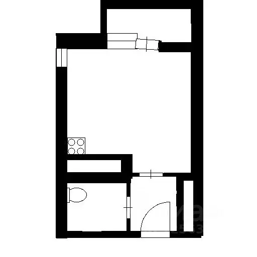1-к кв. Воронежская область, Воронеж ул. 45-й Стрелковой Дивизии, ... - Фото 2