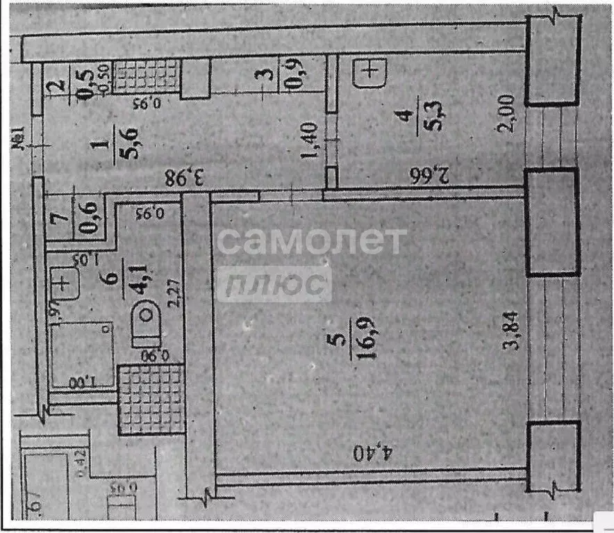 1-к кв. Забайкальский край, Шилкинский район, Первомайский пгт ... - Фото 1