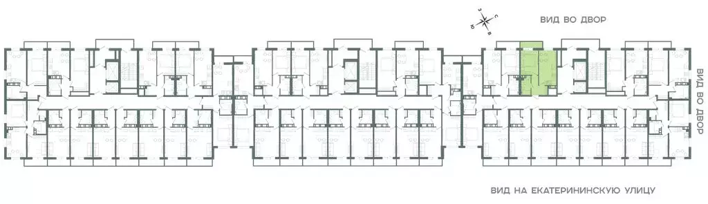 1-комнатная квартира: Мурино, Екатерининская улица, 11 (30.2 м) - Фото 1