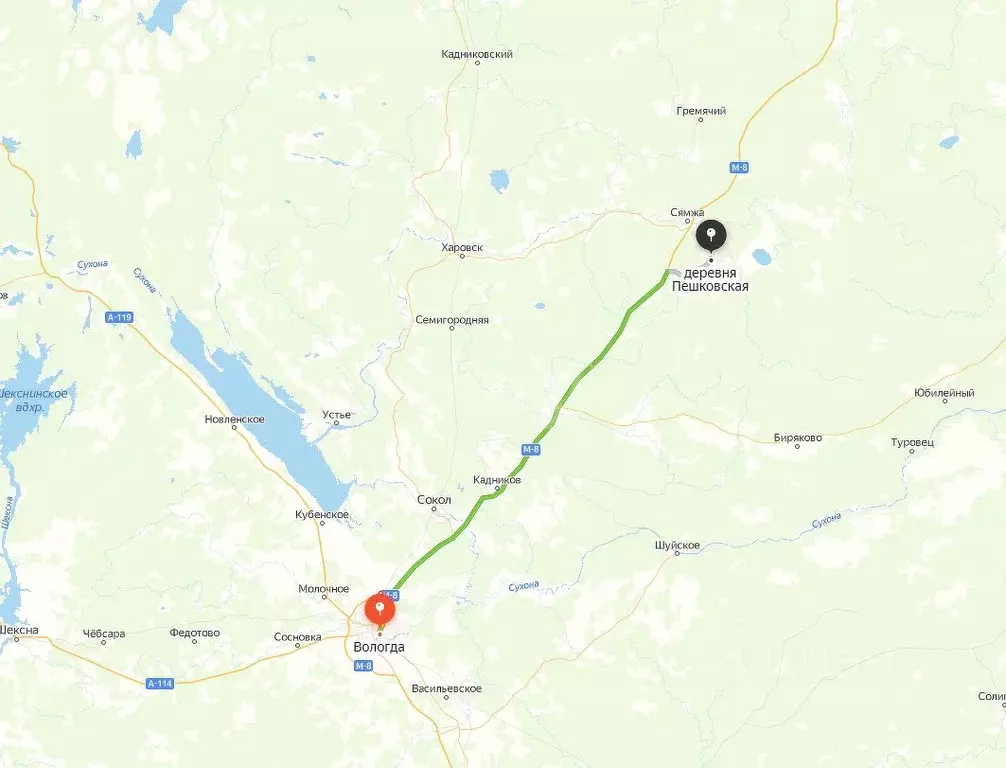 Дом в Вологодская область, Сямженский муниципальный округ, д. ... - Фото 0