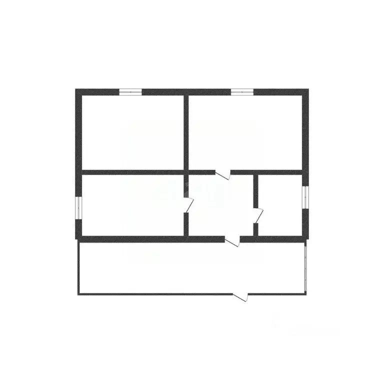 Дом в Курганская область, с. Шатрово ул. Калинина, 15 (54 м) - Фото 1