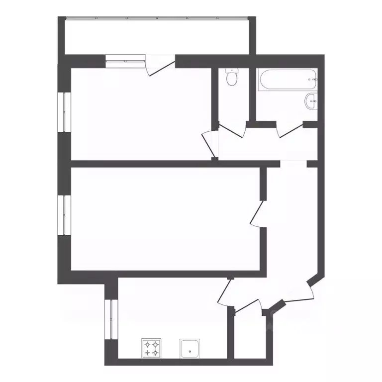 2-к кв. Тюменская область, Тюмень ул. Мельникайте, 129 (53.7 м) - Фото 2