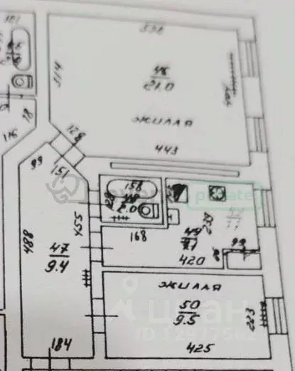 2-к кв. Калининградская область, Калининград Ярославская ул., 2А (49.6 ... - Фото 2