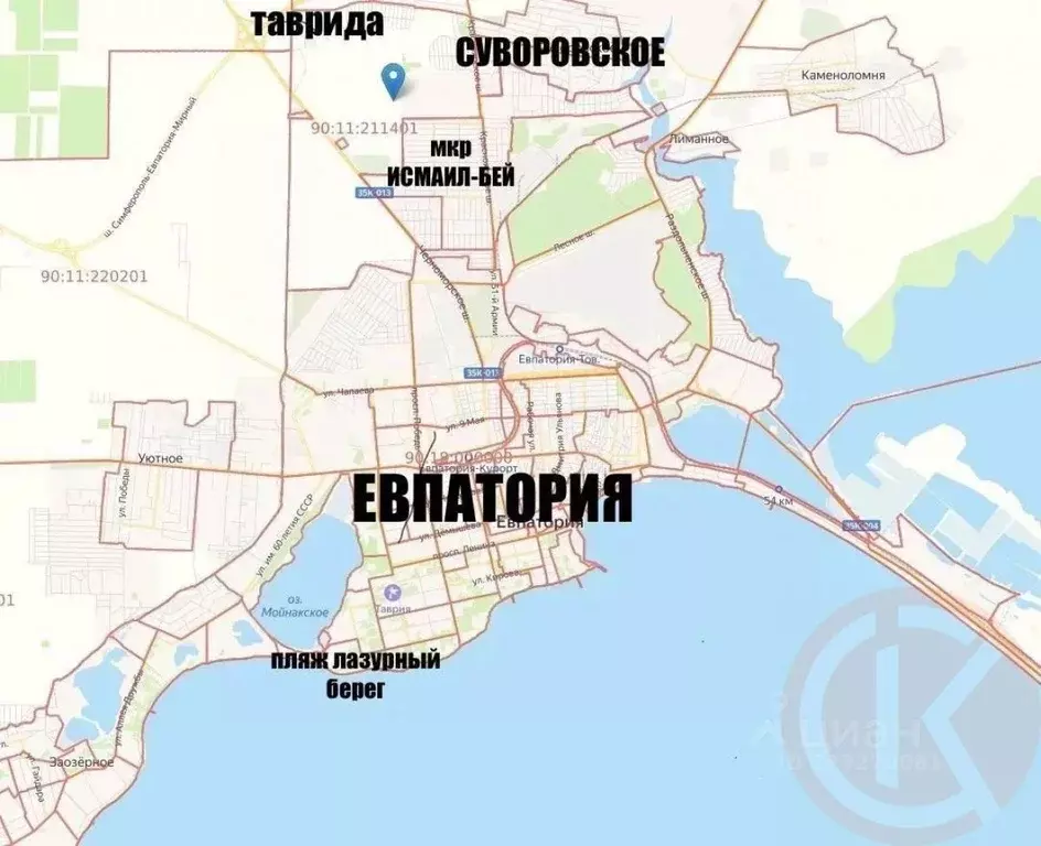Участок в Крым, Сакский район, с. Суворовское  (6.0 сот.) - Фото 1
