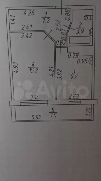 1-к. квартира, 38 м, 8/10 эт. - Фото 0