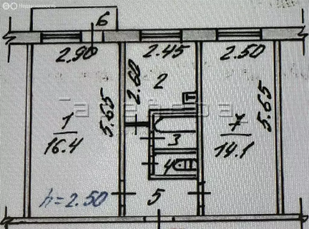 2-комнатная квартира: посёлок Новоенисейск, улица Калинина, 18 (45 м) - Фото 2