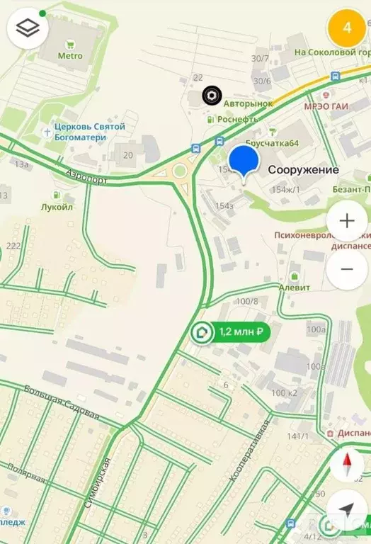 Склад в Саратовская область, Саратов Симбирская ул., 154Г2 (150 м) - Фото 2