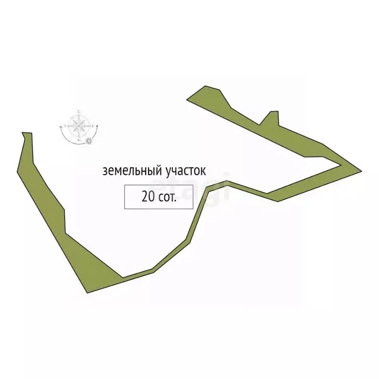 Участок в Алтайский край, Алтайский район, с. Алтайское  (20.0 сот.) - Фото 2