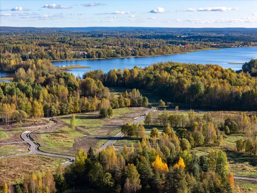 Участок в Ленинградская область, Приозерский район, Ромашкинское ... - Фото 0
