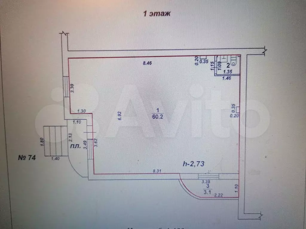 Сдам тор-вое 65м у Центрторга и Пятерочки, на оста - Фото 0