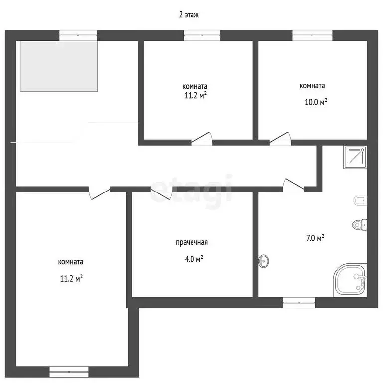 Дом в Белоозёрский, микрорайон Золотая Слобода (154.3 м) - Фото 2