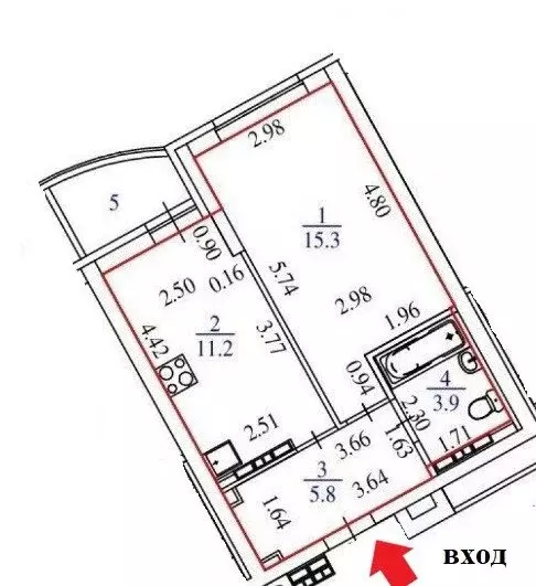 1-комнатная квартира: Екатеринбург, Заводская улица, 73 (36.2 м) - Фото 1