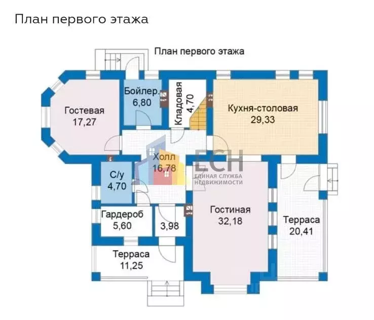 Дом в Тульская область, Тула городской округ, с. Бушово 68 (292 м) - Фото 2