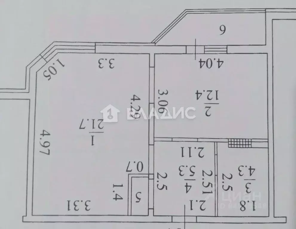 1-к кв. Краснодарский край, Новороссийск ул. Лейтенанта Шмидта, 39 ... - Фото 1