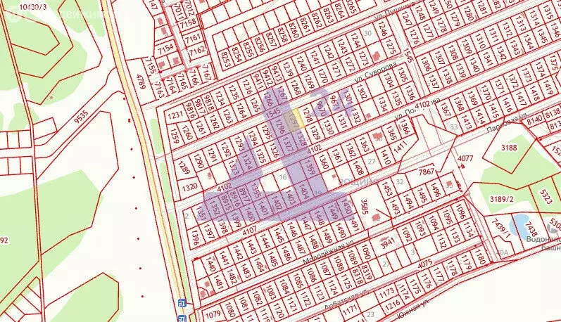 Участок в село Фирсово, микрорайон Рощино, улица Суворова, 18 (12 м) - Фото 0