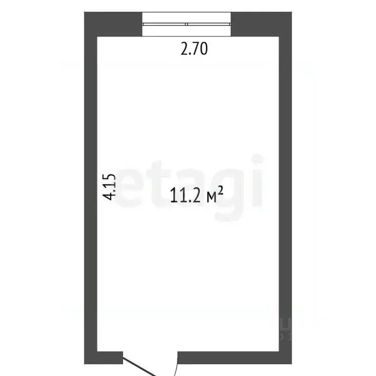 Комната Орловская область, Орел пер. Матроса Силякова, 1 (11.2 м) - Фото 2