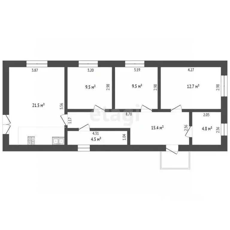 Дом в Тюменская область, Тюмень Луч СНТ, ул. Солнечная (85 м) - Фото 2