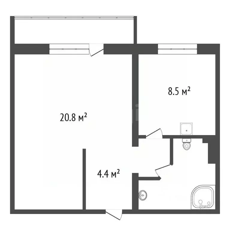 1-к кв. Красноярский край, Красноярск Николаевка мкр, ул. Бабушкина, ... - Фото 2