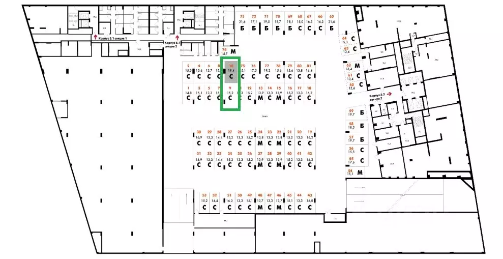 Гараж в Москва Сидней Сити жилой комплекс, к5/1 (35 м) - Фото 1