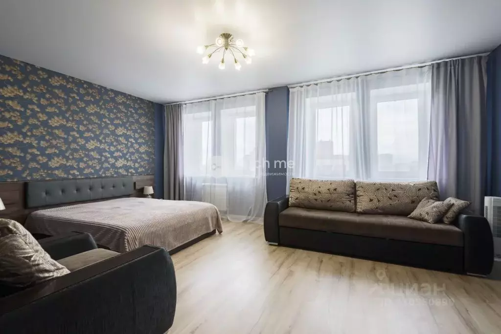 1-к кв. Татарстан, Казань ул. Калинина, 60 (50.0 м) - Фото 1