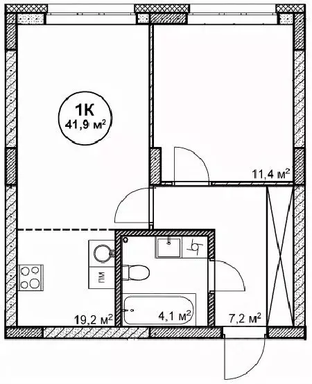 1-к кв. Нижегородская область, Нижний Новгород пос. Cовхоза Цветы,  ... - Фото 1