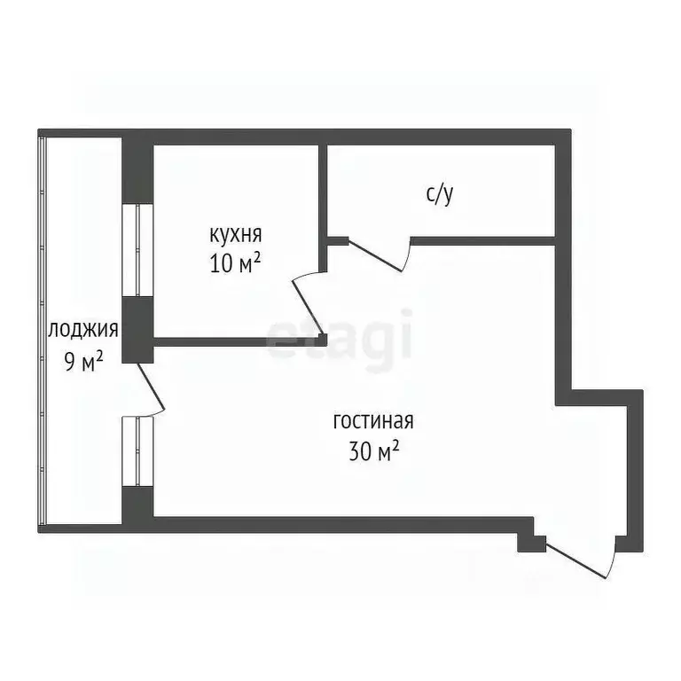 Студия Красноярский край, Красноярск Николаевка мкр, ул. Дачная, 35А ... - Фото 1