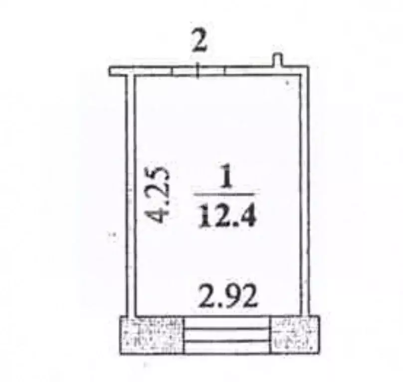 Комната Липецкая область, Липецк Западная ул., 44 (12.4 м) - Фото 2
