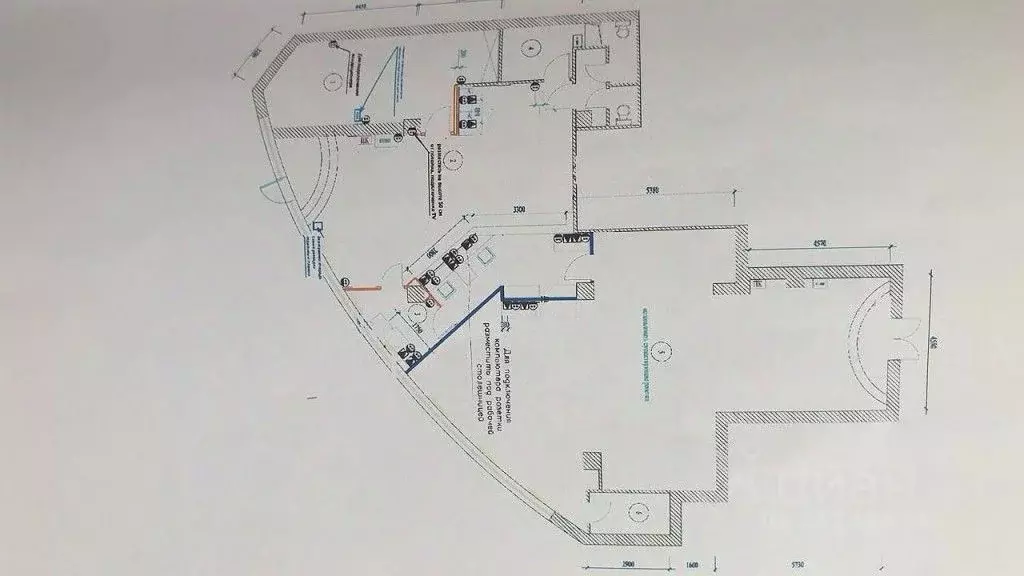 Офис в Ростовская область, Ростов-на-Дону Доломановский пер., 70Д (222 ... - Фото 2