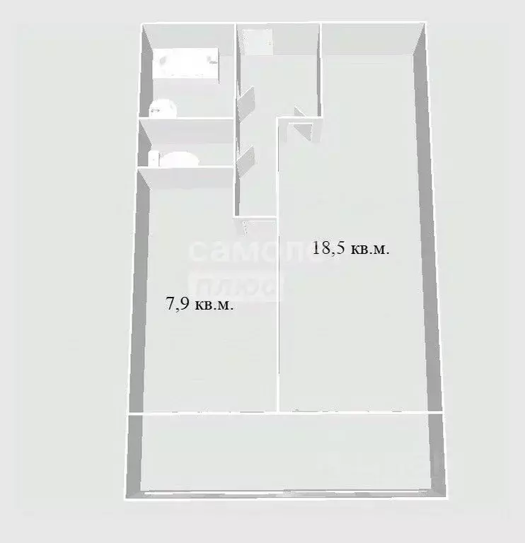 1-к кв. Москва Волжский бул., 40 (34.9 м) - Фото 1