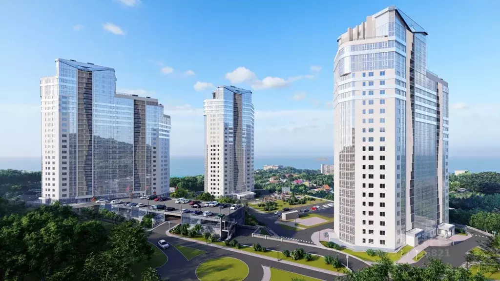 1-к кв. Приморский край, Владивосток ул. Мусоргского, 74к2 (43.08 м) - Фото 2