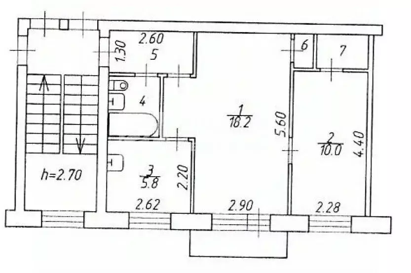 2-к кв. Московская область, Балашиха ул. Карла Маркса, 12 (42.8 м) - Фото 2