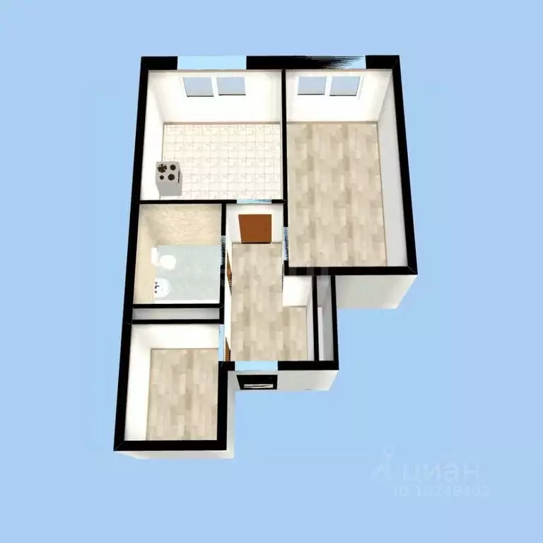 2-к кв. Башкортостан, Уфа просп. Октября, 75 (46.0 м) - Фото 2