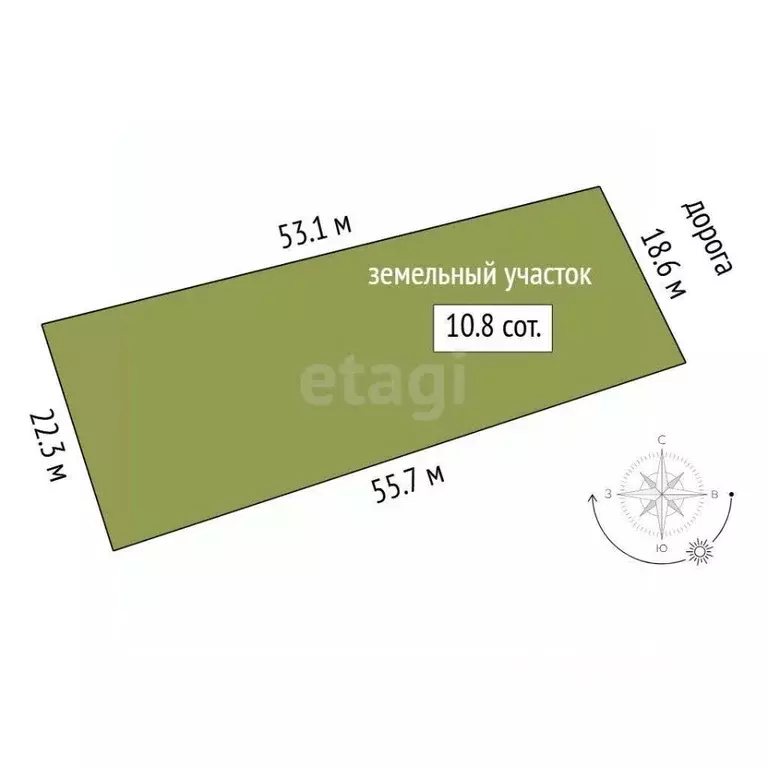 Участок в Свердловская область, Сысертский муниципальный округ, д. ... - Фото 2