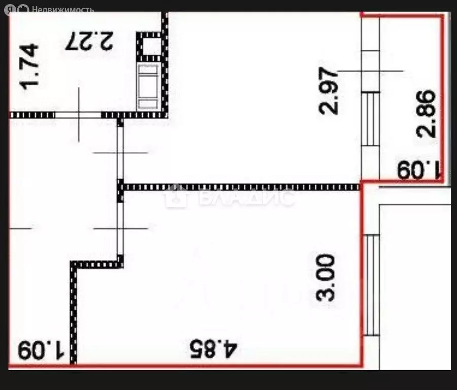 1-комнатная квартира: Пенза, Высокая улица, 10 (34.7 м) - Фото 1
