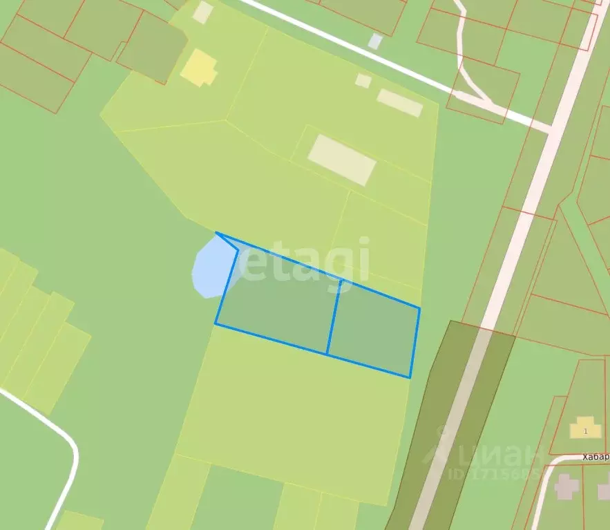 Участок в Хабаровский край, Хабаровский район, с. Рощино  (50.0 сот.) - Фото 2