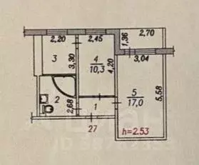 2-к кв. Кемеровская область, Новокузнецк ул. Грдины, 16 (43.0 м) - Фото 2