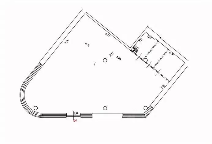 Помещение свободного назначения в Москва ул. Крузенштерна, 3к4 (120 м) - Фото 2